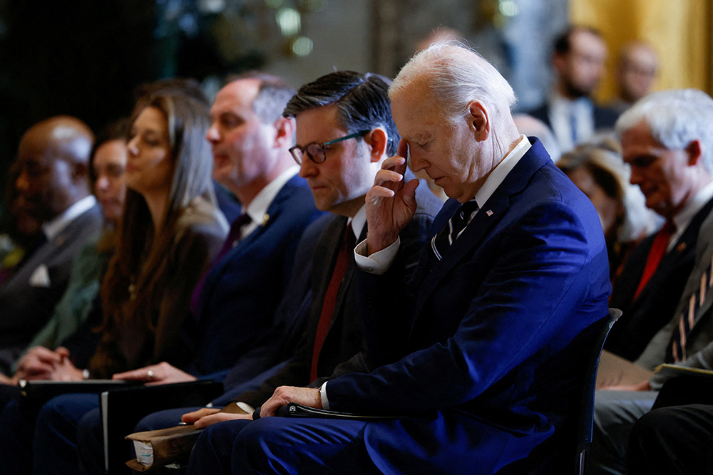 At National Prayer Breakfast, Biden calls for Americans to 'pray for